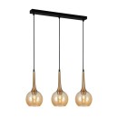 Italux PND-42361-3-BRO-AMB Pendelleuchte Favera | 3x40W E27