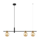 Italux PND-5225-3-BK-AMB Pendelleuchte Bletter G9