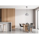 Italux PND-54637-1-BK-SG Pendelleuchte Ainale | 7W G9 | schwarz | rauchfarben