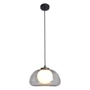 Italux PND-54637-1-BK-SG Pendelleuchte Ainale | 7W G9 | schwarz | rauchfarben