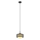 Italux PND-55456-1M-BK Pendelleuchte Lomica | max.40W E27