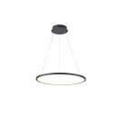Italux PND-56135B-100RPC-BK LED Pendelleuchte Vinola | 58W integrierte LED-Quelle | 2300lm | 3000+4000K