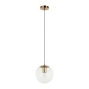 Italux PND-58867-1S-BK-BRO Pendelleuchte Sarpo E27