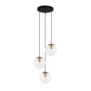 Italux PND-58867-3S-BK-BRO Pendelleuchte Sarpo E27