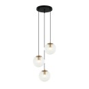 Italux PND-58867-3S-BK-BRO Pendelleuchte Sarpo E27