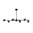Italux PND-58892-6-BK-BRO Pendelleuchte Elice GU10