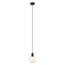 Italux PND-67594-1-BK+CL Pendelleuchte Lamezia E27