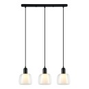Italux PND-67594-3-BK+CL Pendelleuchte Lamezia E27