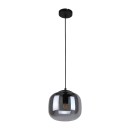 Italux PND-67705-1-BK-SG Pendelleuchte Calto | 40W E27 | schwarz | rauch­far­ben