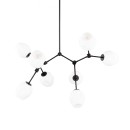 Italux PND-75075-8-BK-WG Pendelleuchte Ferral E27