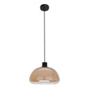 Italux 5906630853236 Pendelleuchte Apiro | 7W E27 | schwarz | gelb