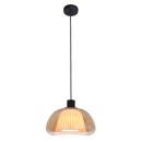 Italux 5906630853236 Pendelleuchte Apiro | 7W E27 | schwarz | gelb