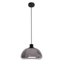 Italux PND-84638-BK-SG Pendelleuchte Apiro | 7W E27 | schwarz | rauch­far­ben