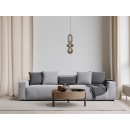 Italux PND-8545-3-AB-SG LED Pendelleuchte Nico | 15W integrierte LED-Quelle | 363lm | 3000K | schwarz | rauch­far­ben