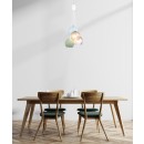 Italux PND-94794-4B-MLTI Pendelleuchte Cases | 40W E14 | klar | weiß