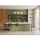 Italux PND-94921-4A-BK LED Pendelleuchte Balos | 23W integrierte LED-Quelle | 3000K | schwarz | braun | opal