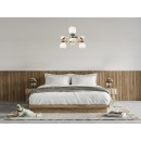 Italux PND-94981-4B-GD LED Pendelleuchte Evans | 33W integrierte LED-Quelle | 3000K | gold | opal