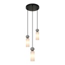 Italux PND-95331-3-BK Pendelleuchte Santos G9