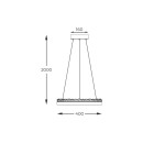Zuma Line 003064-027931 LED Pendelleuchte REGI integrierte LED-Quelle