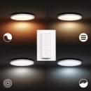 Philips Hue 32164/31/P6 LED Deckenpanel Aurelle 1x24,5W | 2200-6500K - Bluetooth-Fernbedienung