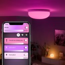 Philips Hue 40905/31/P9 Deckenleuchte Flourish 1x32W | 2200-6500K | RGB - Bluetooth, White and Color Ambiance