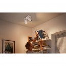 Philips Hue 50462/31/P7 LED Decken- und Spotleuchte Buratto 2x5,5W | 2200-6500K - White Ambiance