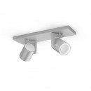 Philips Hue 50622/48/P7 Decken- und Spotleuchte Argenta 2x5,7W | 2000-6500K | RGB - bluetooth, White and Color Ambiance