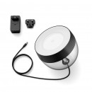 Philips Hue 8719514264489 LED Lampe Iris 4 Generation 1x8,1W | 2000-6500K - Bluetooth, White and Color Ambiance, schwarz