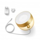 Philips Hue 8719514264526 LED Lampe Iris 4 Generation 1x8,1W | 2000-6500K - Bluetooth, White and Color Ambiance, gold, Limited Edition