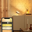 Philips Hue 8719514264526 LED Lampe Iris 4 Generation 1x8,1W | 2000-6500K - Bluetooth, White and Color Ambiance, gold, Limited Edition