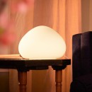 Philips Hue 8719514341395 Tischlampe Wellner D268mm 1x6w | E27 | 570-800lm | 2200-6500k - White Ambiance, dimmbar, Fernbedienung, Bluetooth, weiß