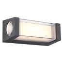 Globo 34316 LED Außenwandleuchte PLIXON | 12W integrierte LED-Quelle | 1093lm | 3000K