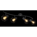 Globo 54017-4 Deckenstrahler Priska 4x40W | E27 - schwarz