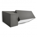 Philips 16942/93/16 Außenwandlampe Border 1x42w | E27 | IP44 - Anthrazit