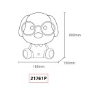 Globo PUPPY 21761P LED Tischlampe | 1W LED | 32lm | 3000K
