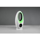Trio R043-01 LED-Ventilator Kalmar 1x2w | RGB - 3 Geschwindigkeit, Timer, Fernbedienung, Touchscreen, weiß