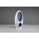 Trio R043-01 LED-Ventilator Kalmar 1x2w | RGB - 3 Geschwindigkeit, Timer, Fernbedienung, Touchscreen, weiß