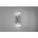 Trio R20182007 Wandleuchte Vannes 2x40w | E27 - Ober- und Unterbeleuchtung, mattes Nickel