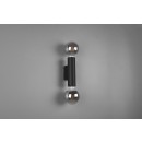 Trio R20182032 Wandleuchte Vannes 2x40w | E27 - Ober- und Unterbeleuchtung, mattschwarz