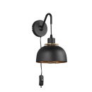 Trio R20811732 Wandleuchte Punch 1x40W | E27 - schwarz