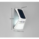 Trio TR23146101 LED solar Außenwandleuchte DIADEMA  | 3,5W integrierte LED-Quelle | 300lm | 4000K