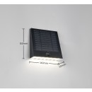 Trio TR23326102 LED solar Außenwandleuchte ALVORADA  | 6W integrierte LED-Quelle | 600lm | 4000K
