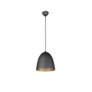 Trio R30661080 Deckenleuchte Tilda 1x40W | E27 - höhenverstellbar, schwarz, gold