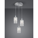 TRIO R30763906 Pendelleuchte Posh 3x10W | E14