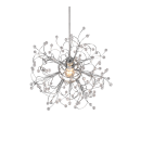 Trio R31311006 Pendelleuchte Gloria 1x40W | E27 - höhenverstellbar, Chrom