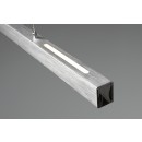 Trio R32043105 LED Hängende Deckenleuchte Paros 1x21w + 55w | SMD | 3000lm + 1500lm | 3000K - Ober- und Unterbeleuchtung, 3-Phasen-Dimmen, einstellbare Höhe, Aluminium
