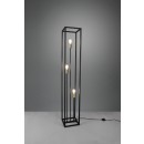 Trio R40193032 Stehleuchtes Leuchte Vito 3x40w | E27 - Fußschalter, matt schwarz