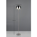 Trio TR49151107 LED Stehlampe JEFF | 2,5W integrierte LED-Quelle