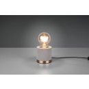 Trio R50691011 Tischleuchte Judy 1x40w | E27 - Kabelschalter, weiß