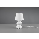 Trio R50851001 Tischleuchte Abu 1x40w | E14 - Kabelschalter, weiß